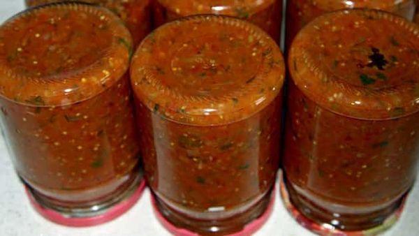 tomate caviar e berinjela