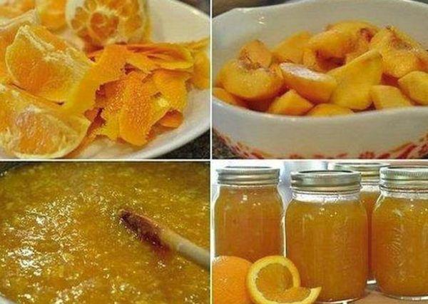 oranžová s broskví