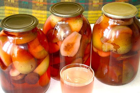 compote aux pommes et poires