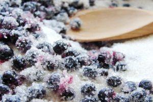 9 besten Rezepte für die Herstellung von Blaubeeren mit Zucker für den Winter ohne Kochen