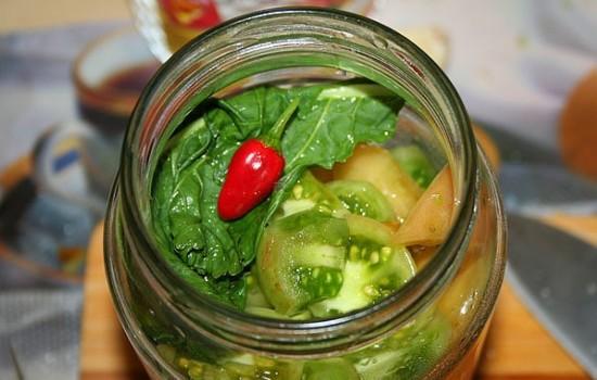 pimenta com tomate verde