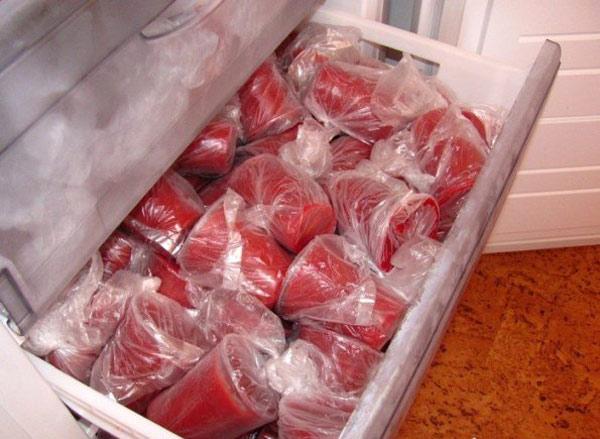 frozen in puree