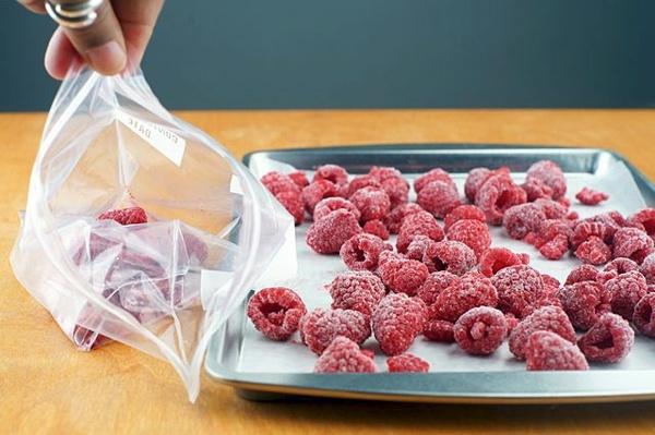 framboesas congeladas