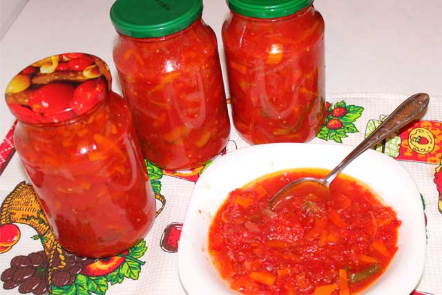 papryka z marchewką na zimę