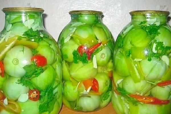 grüne Früchte