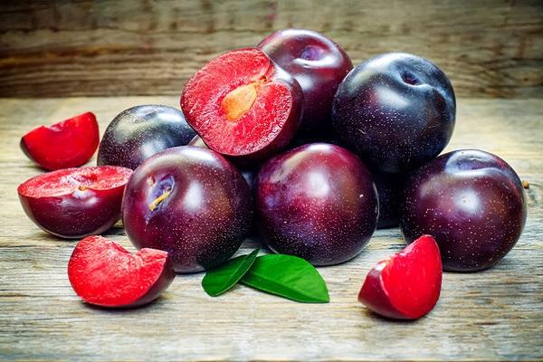 beautiful plums