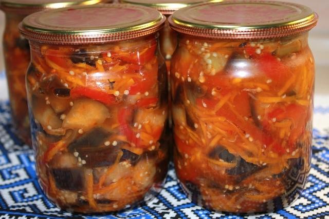 aubergine för vintern
