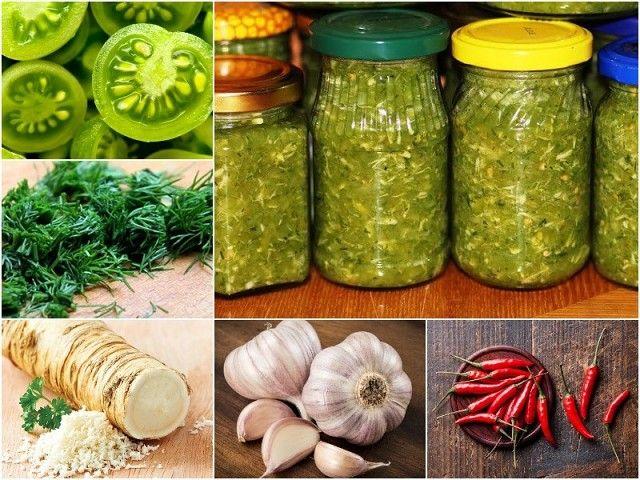 grüne Tomaten Vorspeise