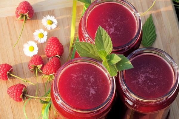 Suco de framboesa