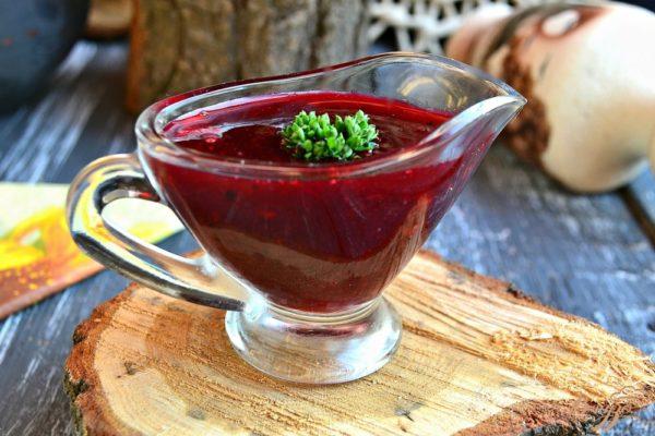 tkemali with pomegranate juice