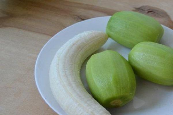 banana and kiwi
