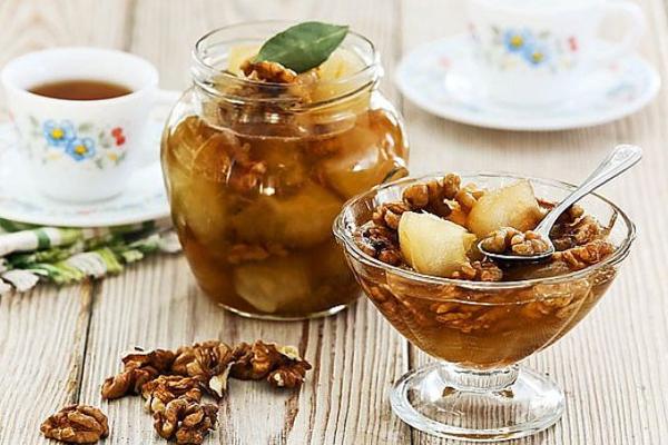 pear jam with nuts