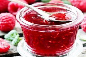 Das Rezept für die Herstellung von kernloser Himbeermarmelade für den Winter