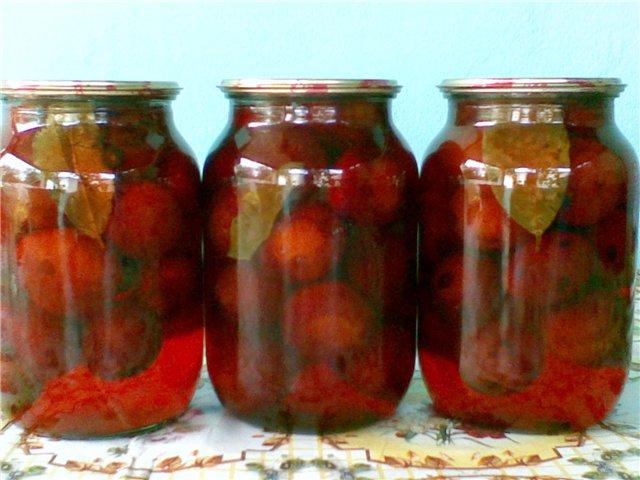 ameixas em conserva