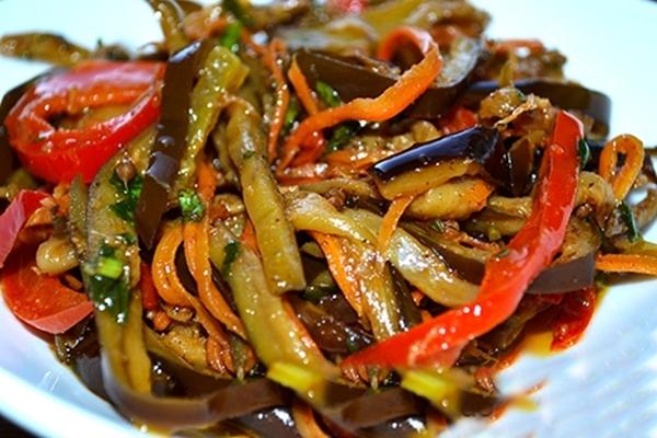 Pimenta amarga ao estilo coreano com vinagre e óleo