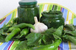 15 receitas passo a passo para fazer adjika de salsa para o inverno