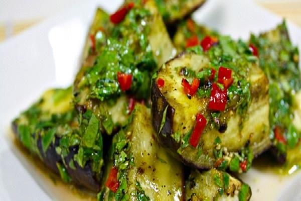 pickled eggplant