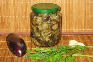 3 best recipes for canning eggplant with champignons for the winter