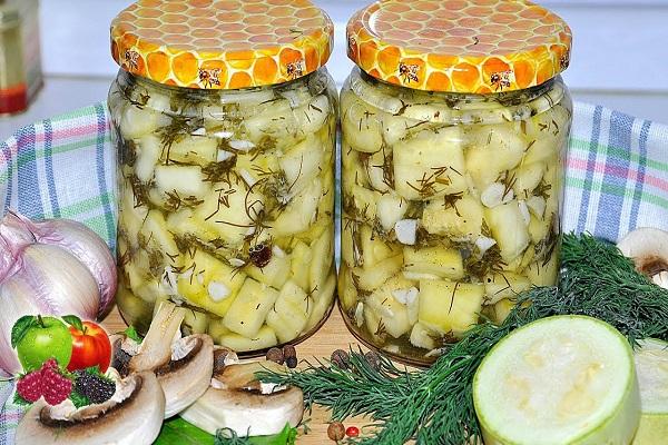 courgettes comme des champignons