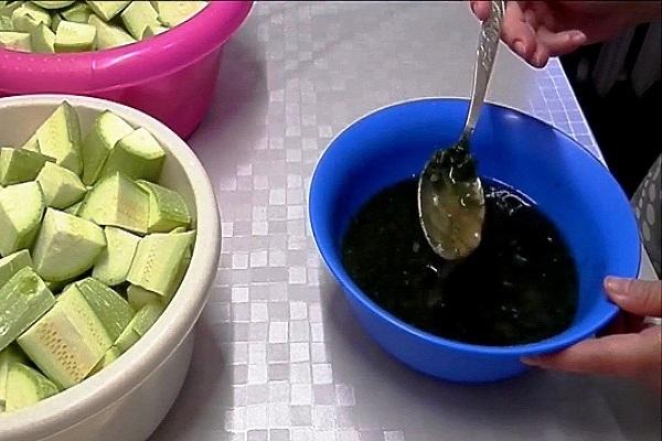 preparação de marinada