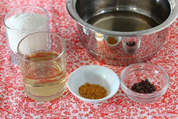 ingredientes para líquidos