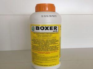 Instruções de uso do herbicida Boxer, mecanismo de ação e taxas de consumo