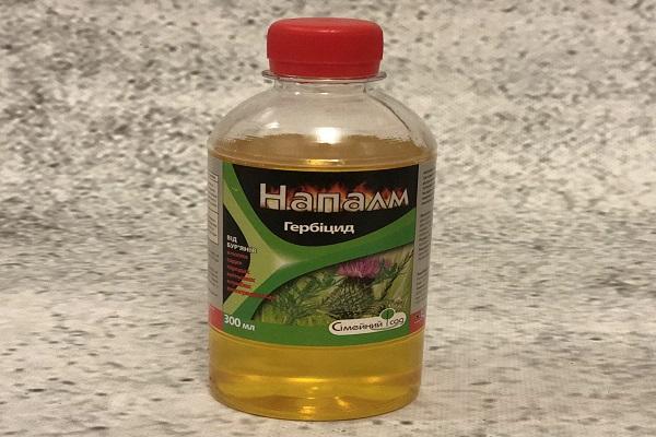 líquido en una botella