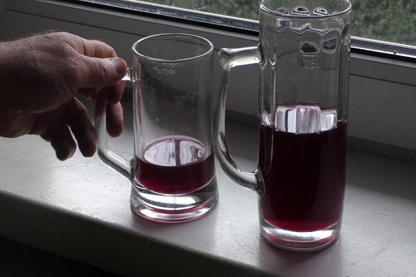 Glas und Krug