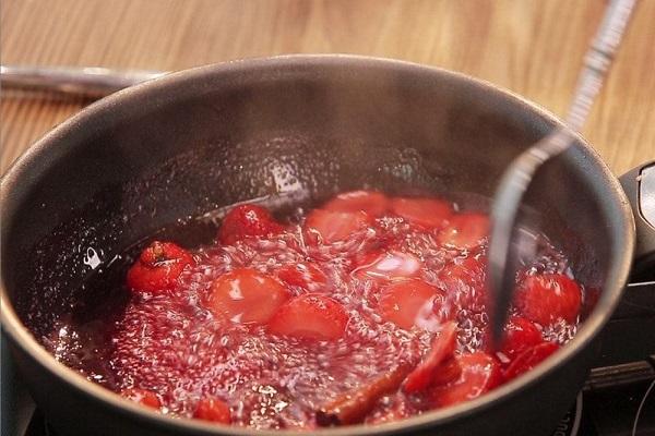 kochende Beeren