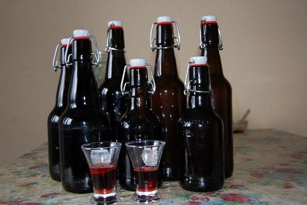 Getränke in einer Flasche