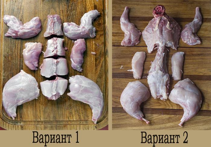 ako rezať králika