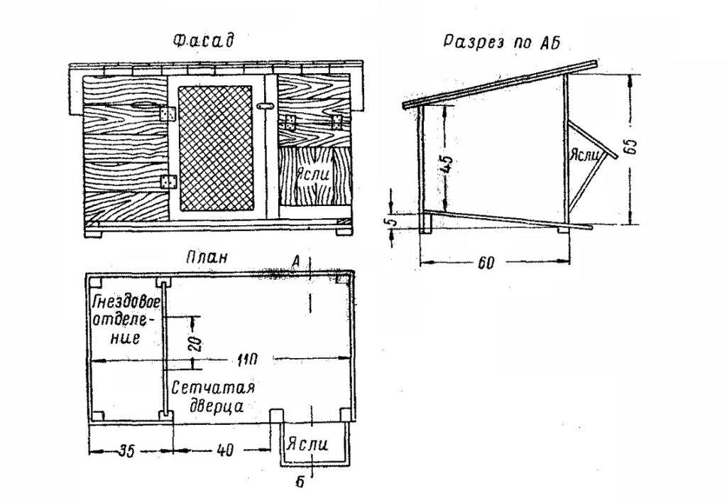 Dimensions et dessins d'une cellule reine pour lapins et comment le faire vous-même