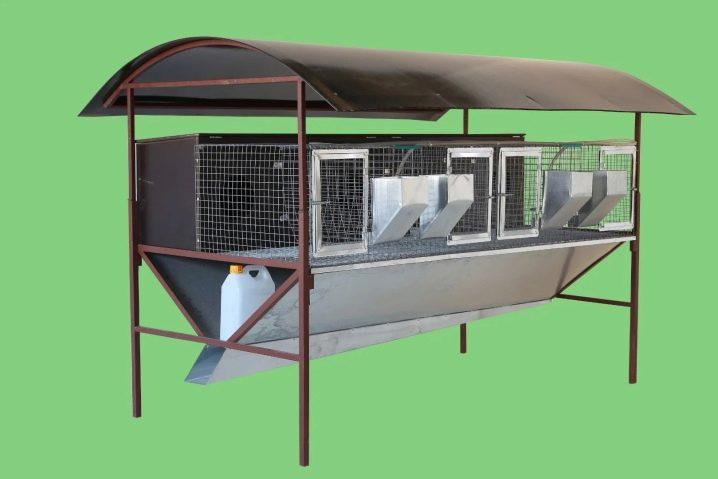 Do-it-yourself-Bau einer Voliere für Kaninchen und Zucht zu Hause