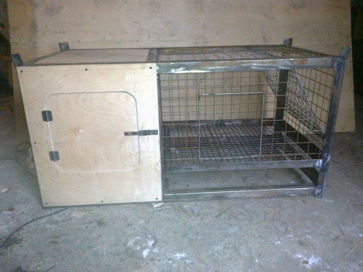 Do-it-yourself-Bau einer Voliere für Kaninchen und Zucht zu Hause