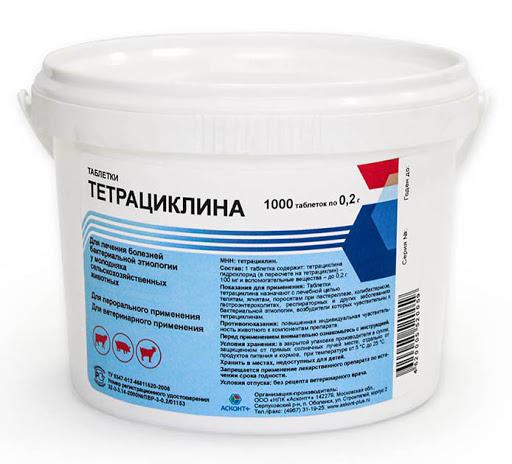Tetracyclin für Tiere