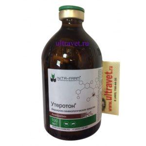 Instructions for the use of Uteroton in veterinary medicine, dosage for goats